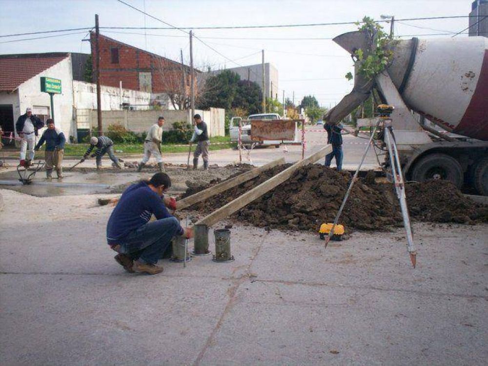 Se contin�an realizando obras de reconstrucci�n de losas en distintos sectores de la ciudad