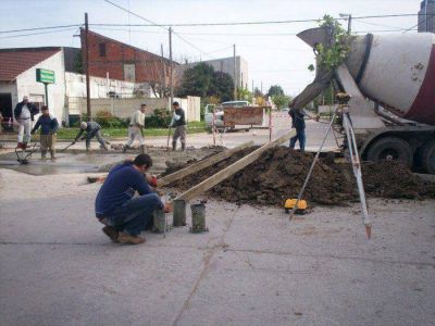 Se contin�an realizando obras de reconstrucci�n de losas en distintos sectores de la ciudad