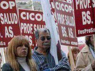 Paro de m�dicos bonaerenses enrolados en Cicop en reclamo de mejora salarial