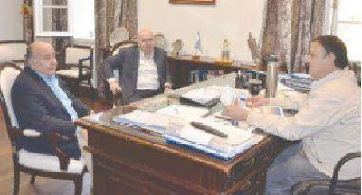Quintela recibi� al reconocido cardi�logo Luis M. De la Fuente