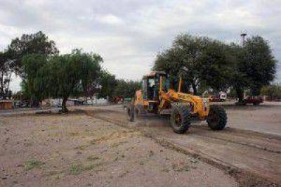 Preparan el predio de la Vieja Estaci�n para la Noche de Gala