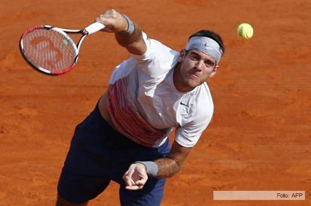 Del Potro se meti� en la pr�xima instancia del Masters 1000 de Roma