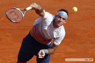 Del Potro se meti� en la pr�xima instancia del Masters 1000 de Roma