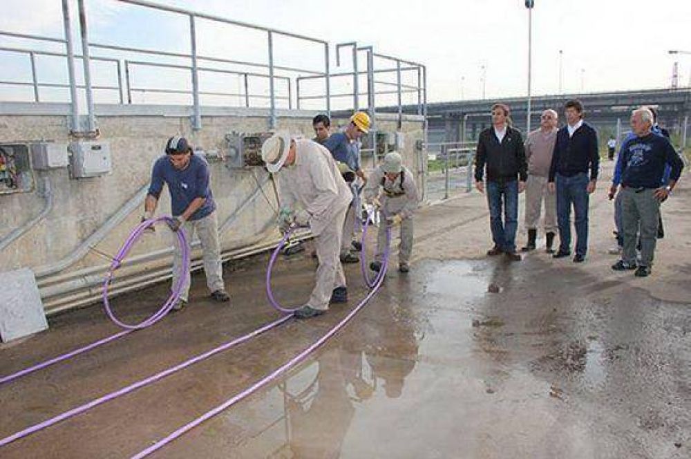 El Municipio repuso cables de la Estaci�n de Bombeo de Boulogne