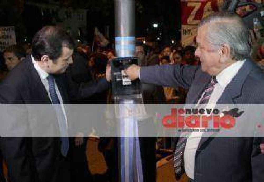 Infante y Zamora inauguraron el Paseo Alvear