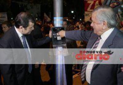 Infante y Zamora inauguraron el Paseo Alvear