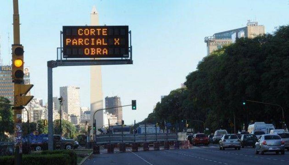Este jueves cambia el giro en la Avenida 9 de Julio y Belgrano