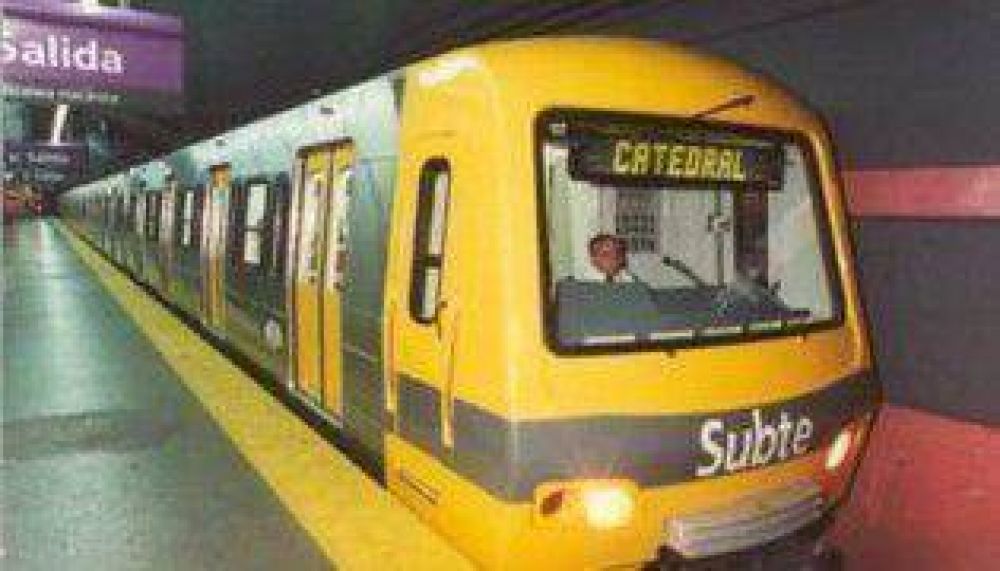 Los subtes, con menos frecuencia
