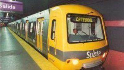 Los subtes, con menos frecuencia
