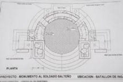 Proponen construir el Monumento al Soldado Salte�o donde se encontraba el del Combate de Manchal�