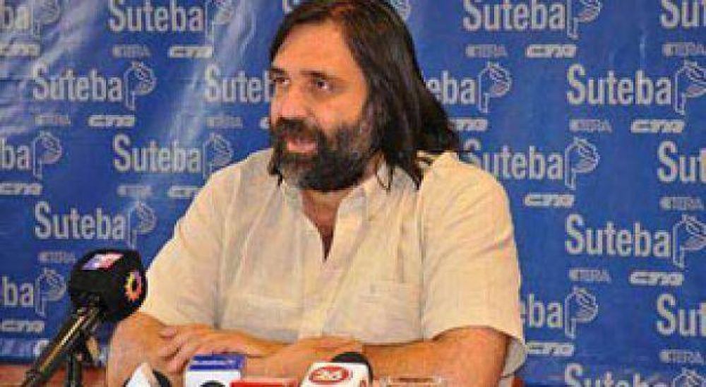 Baradel: Si no los liberan al mediod�a, �vamos a llevar una medida de fuerza provincial�