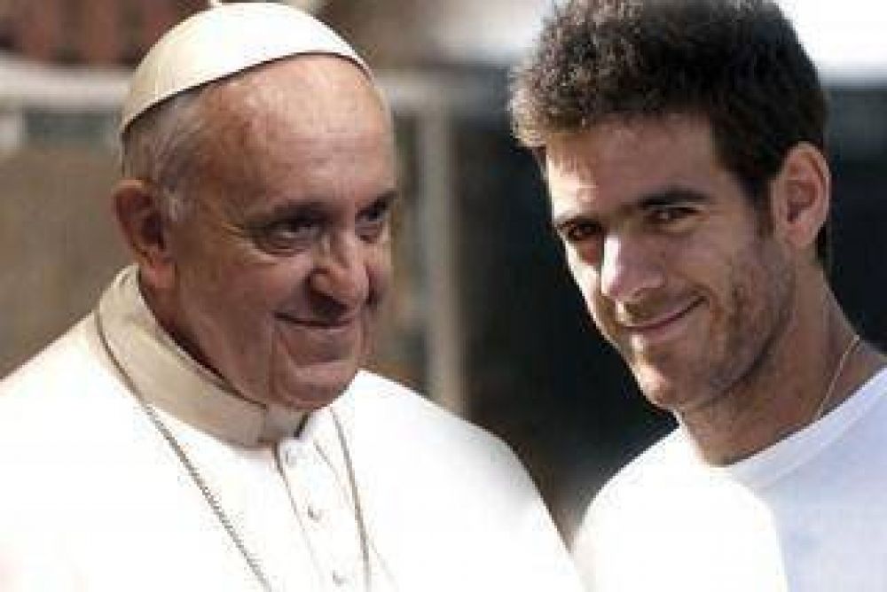 El papa Francisco recibi� al tenista Juan Mart�n del Potro