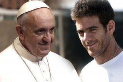 El papa Francisco recibi� al tenista Juan Mart�n del Potro