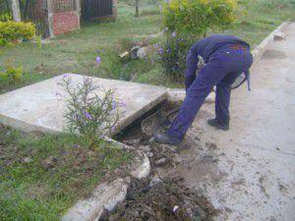 La Municipalidad realiz� trabajos en la ciudad luego de las precipitaciones