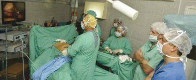 Realizaron una exitosa cirug�a laparosc�pica en el Sayago