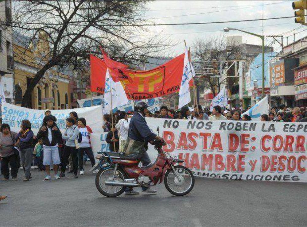 Caos por una marcha