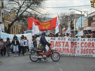 Caos por una marcha