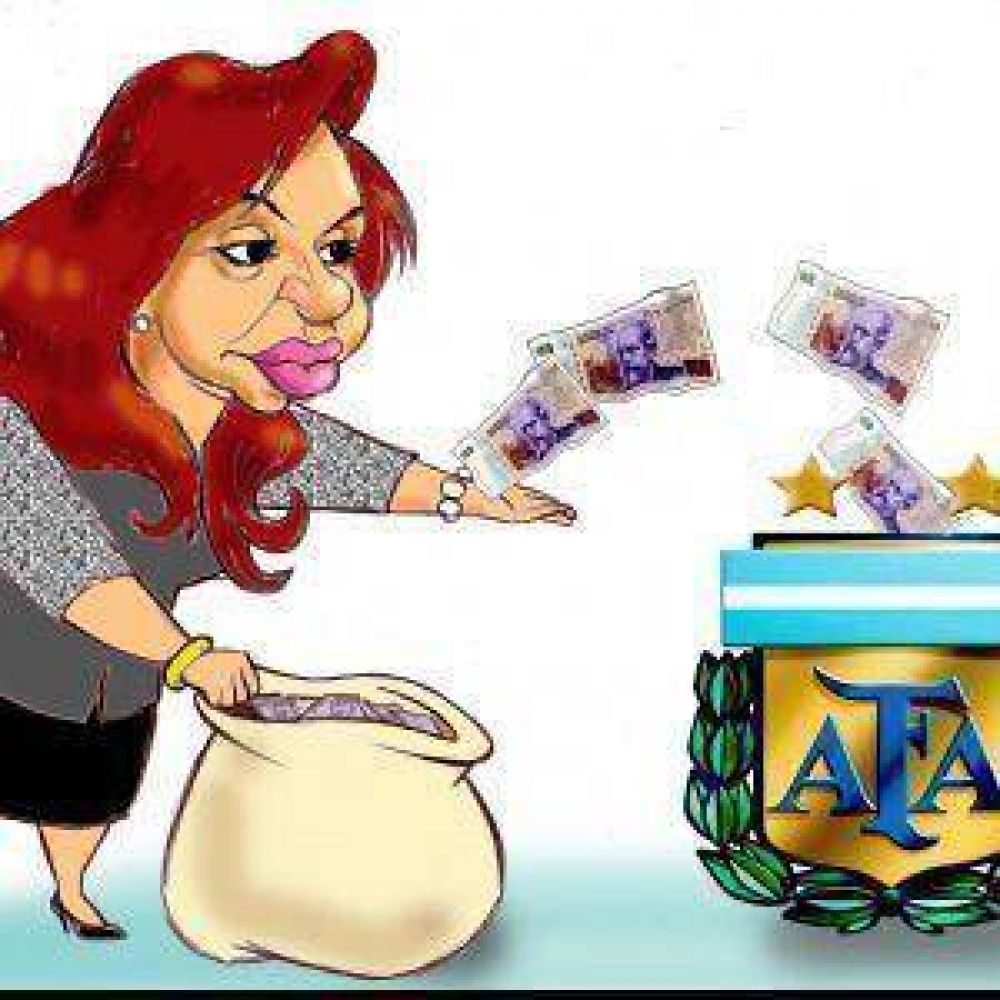 Mientras los clubes se empobrecen, la AFA y el Gobierno K se enriquecen