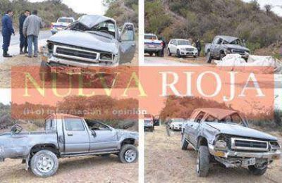 Espectacular vuelco con suerte