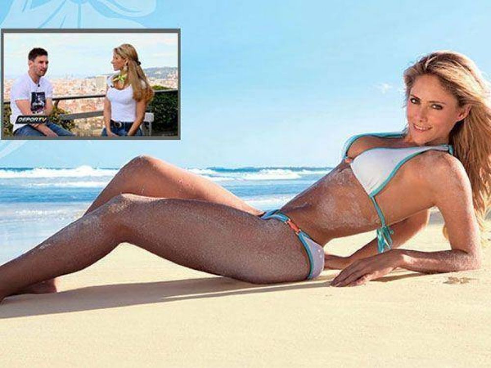  La periodista hot que entrevist� a Messi