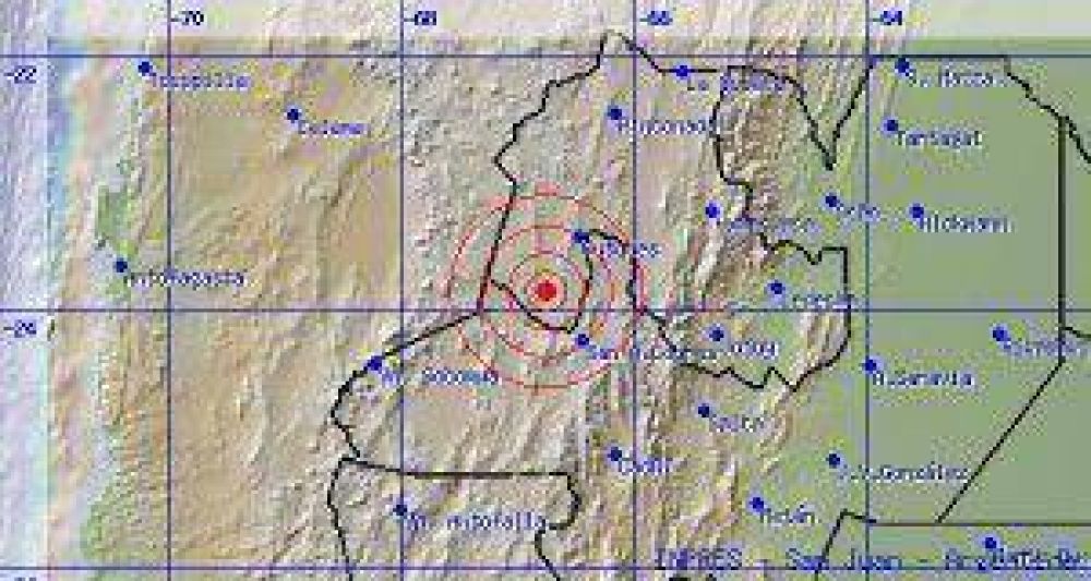 Anoche se registr� un sismo de 2.5 grados en Jujuy