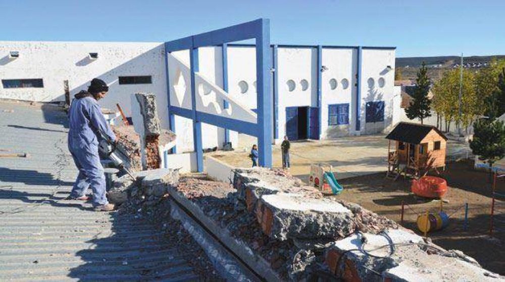 Numerosas escuelas est�n cerradas por problemas edilicios y de calefacci�n