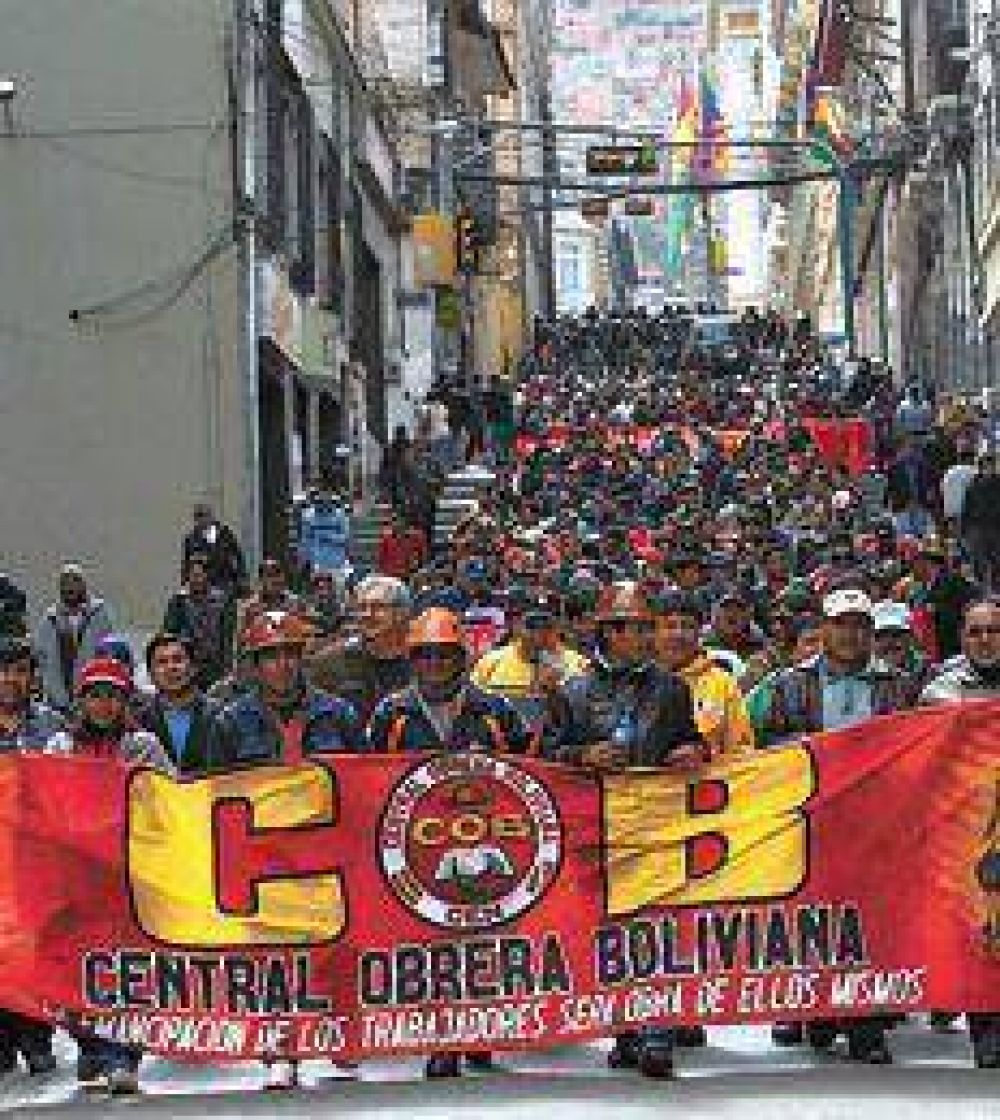 La huelga de la COB lleva doce d�as
