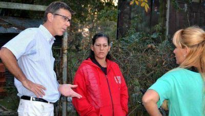 Cantlon: �Vecinos del Canal Irigoyen denunciaron estar abandonados por el municipio�