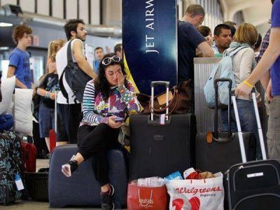 Caos e indignaci�n en Chile por la suspensi�n de vuelos de LAN hacia Argentina