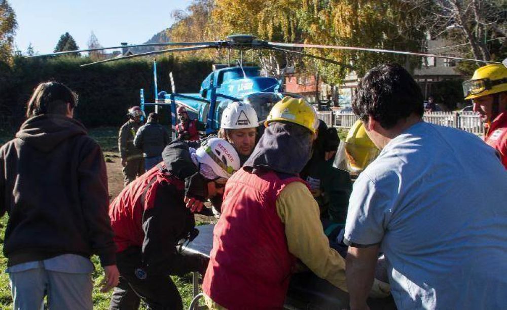 Arriesgado rescate en el Lan�n tuvo final feliz