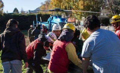 Arriesgado rescate en el Lan�n tuvo final feliz