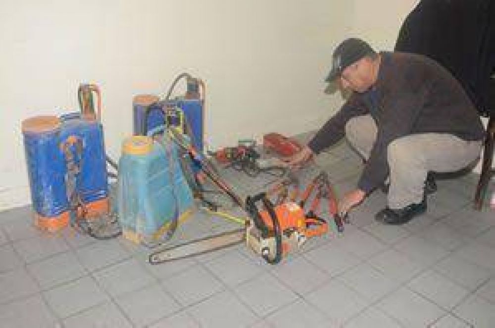 Tres detenidos y secuestro tras un robo en una finca	