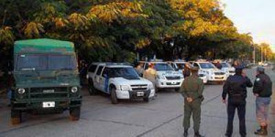 Operativo de seguridad de varias fuerzas
