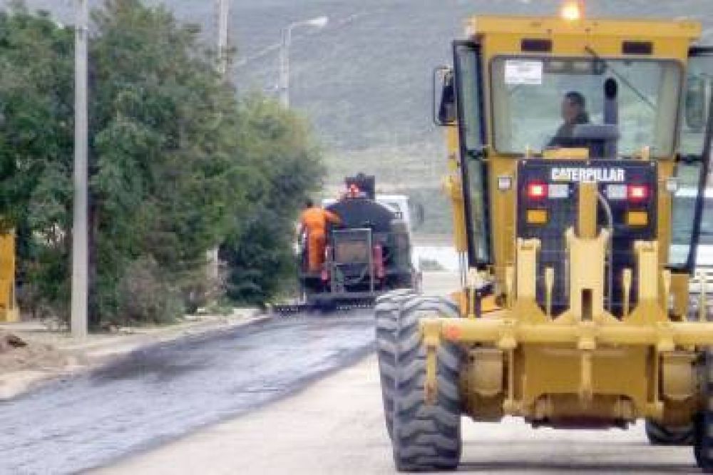 Pavimentaci�n en Rada Tilly: mucho m�s que una obra