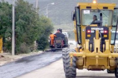 Pavimentaci�n en Rada Tilly: mucho m�s que una obra