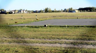 Helipuerto en la residencia privada del gobernador en R�o Cuarto