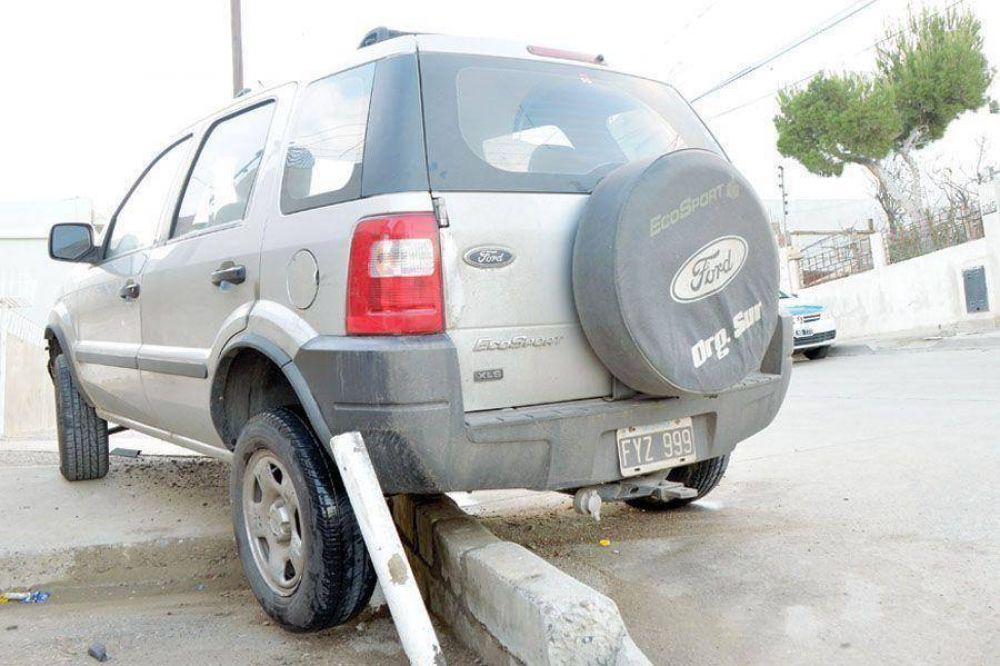Mujer lesionada en un accidente