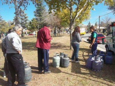 Debido al fr�o, se agotaron las garrafas sociales r�pidamente