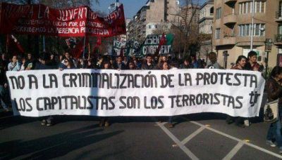 Marcha en contra de la �criminalizaci�n de la protesta�