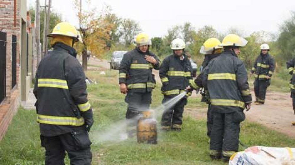 Dram�tico momento vivi� una mujer al prenderse fuego una garrafa 