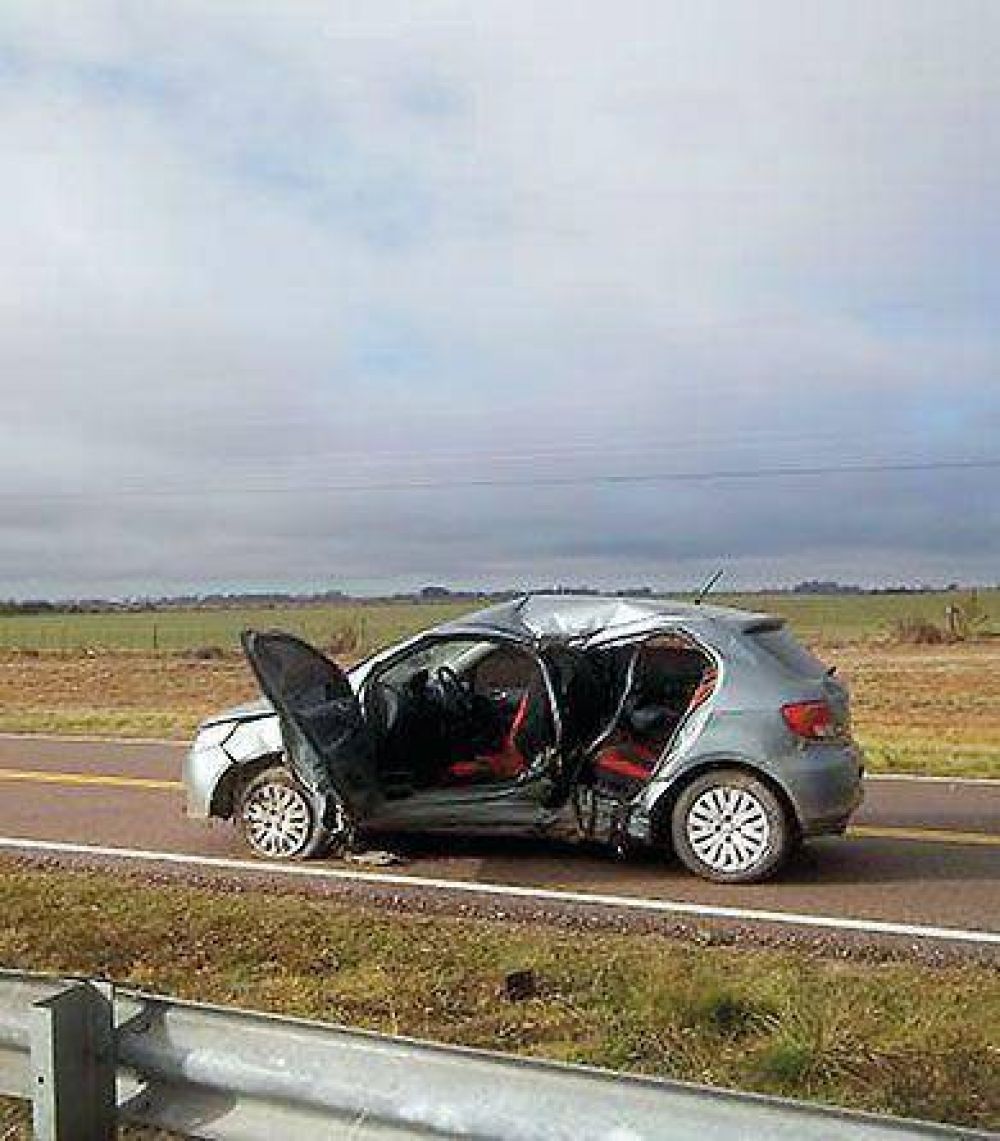 Ruta 188: dos muertos en un accidente 