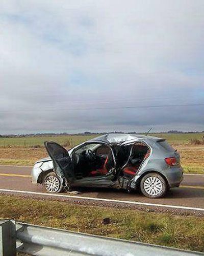 Ruta 188: dos muertos en un accidente 