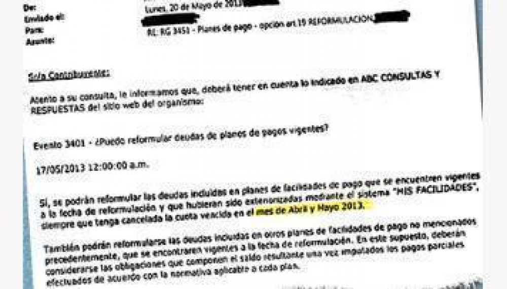 Empresas que regularizaron deudas dicen que AFIP no cumple plan de pagos