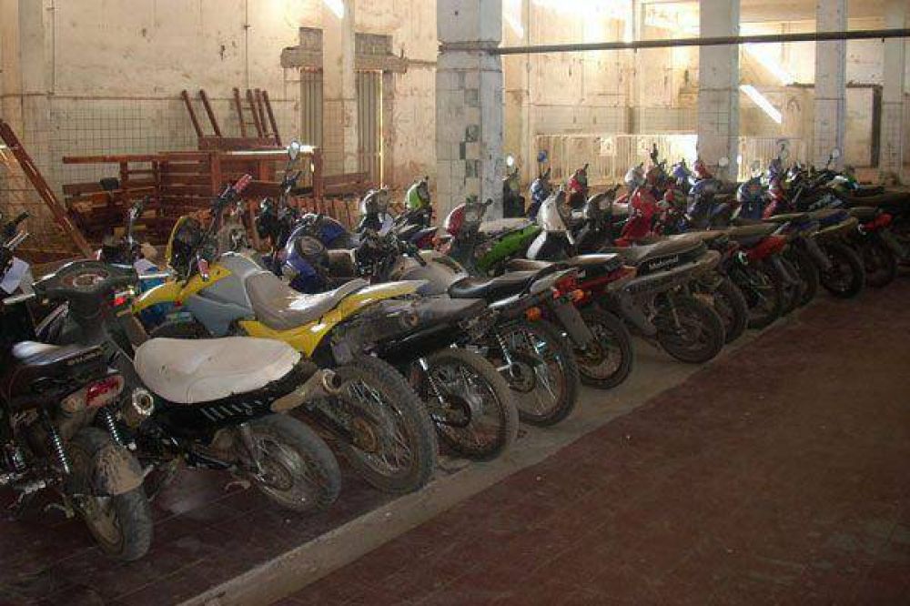 Secuestran 38 motos en controles vehiculares