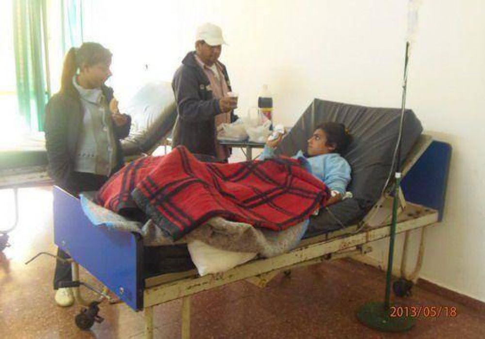 La intemperie hace estragos entre las familias desalojadas de San Pedro