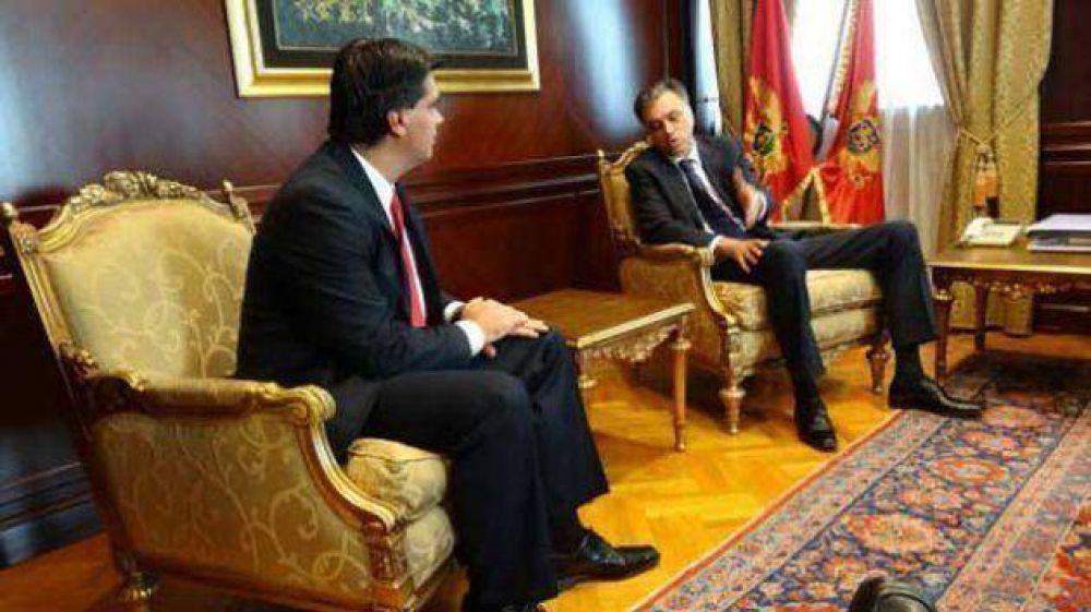 El presidente de Montenegro acept� visitar el Chaco para la remodelaci�n del D�rmitor