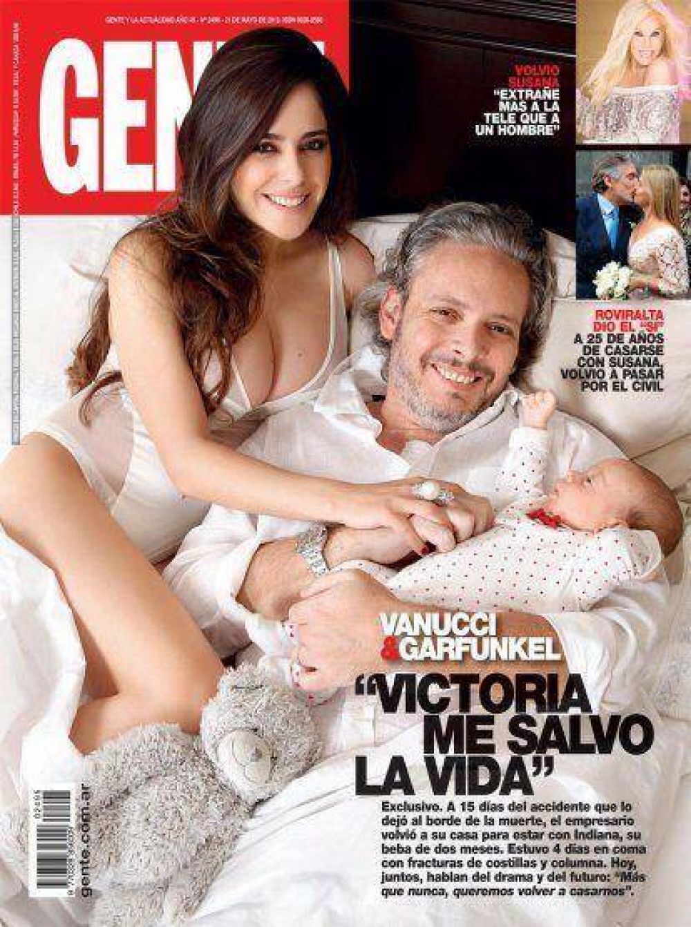 Habl� Garfunkel tras el accidente: "Victoria me salv� la vida"