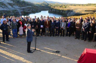 Inauguraron el dique La Estrechura