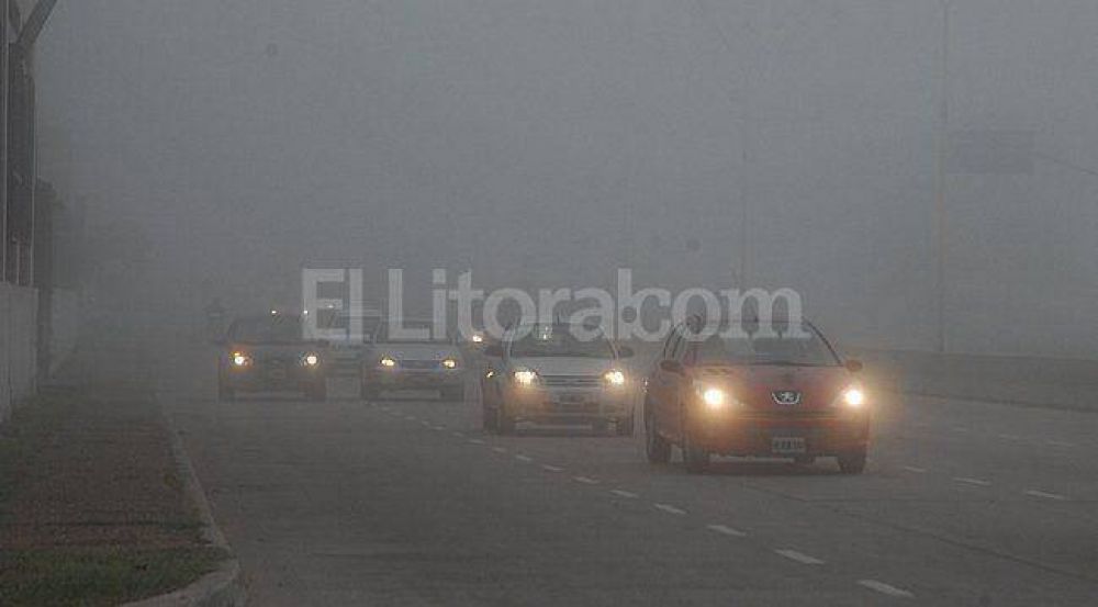 Contin�a el pron�stico de nieblas y neblinas intensas en la provincia de Santa Fe