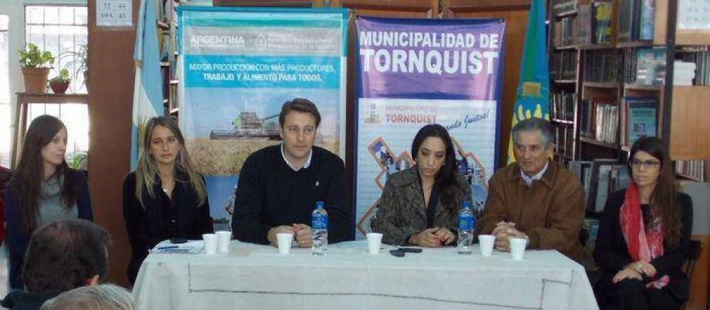Tornquist alberg� un importante taller del ministerio de agricultura